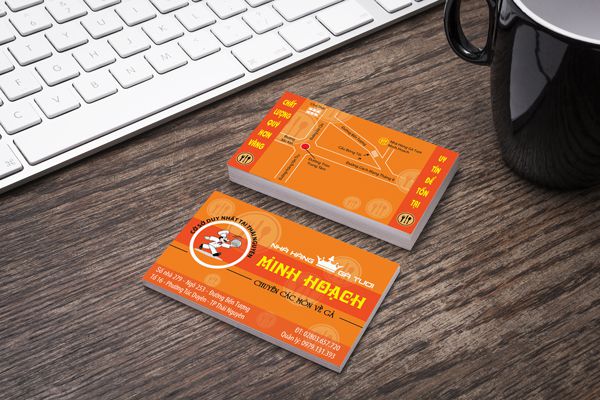 mẫu name card cửa hàng rau sạch 